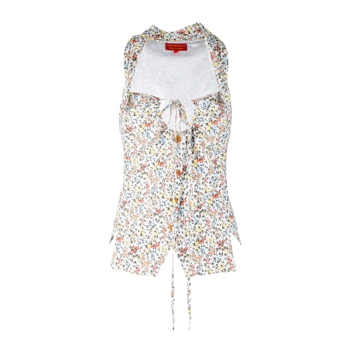 Vivienne Westwood Rood Label Bloemenprint Top - '00s