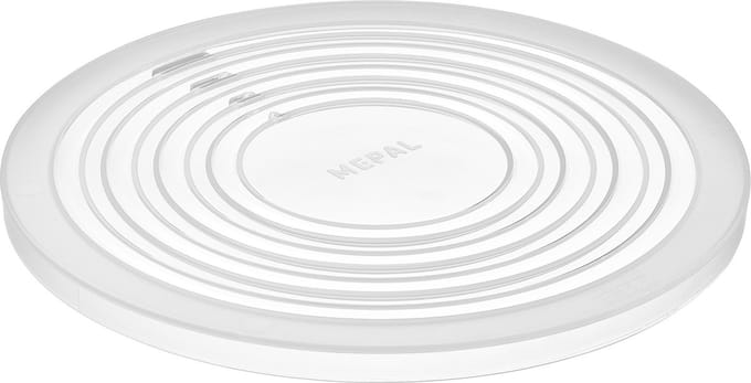 Mepal - Magnetrondeksel Cirqula rond - Transparant - vaatwasserbestendig