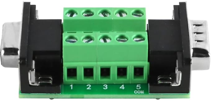 Allecto - Breakout Board Connector - RS232 D-SUB 9-Pin - Terminal Adapter - Voor elektrische aansluitingen - Compatibel met diverse apparaten - Id