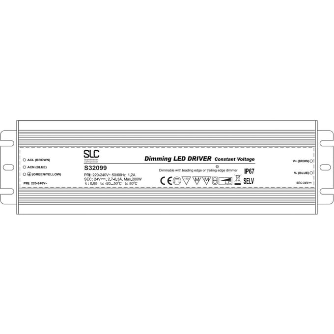 The Light Group SLC driver CV 24W 200W PWM IP67