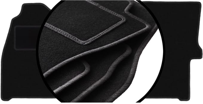 Complete set veloursmatten voor: Mercedes Sprinter II bestelbus (2006-2019)