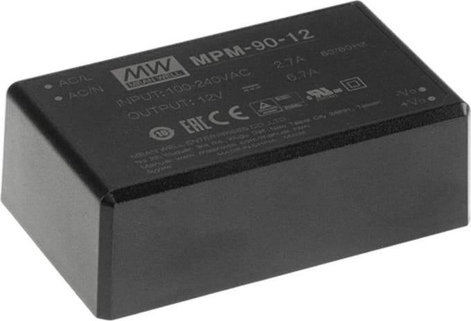 Mean Well MPM-90-48ST Schakelnetvoedingsmodule 48 V/DC 1.88 A 90.2 W