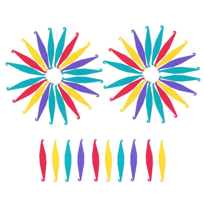 100 stuks orthodontische elastische placer voor beugels - elastische rubberen bandplacers blue