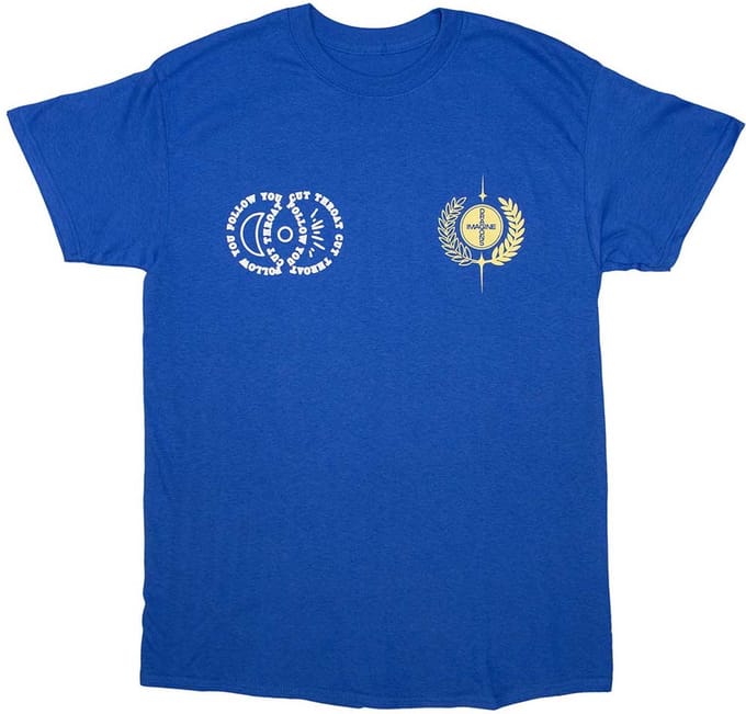 Imagine Dragons - Lyrics Heren T-shirt - S - Blauw