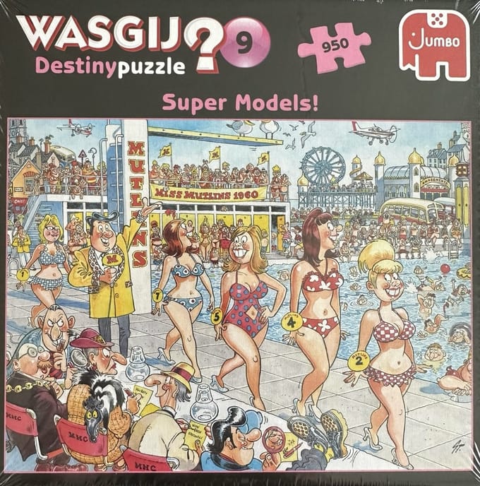 Wasgij? 9 Destiny puzzle super models! Top super modellen 950 stukjes jumbo puzzel