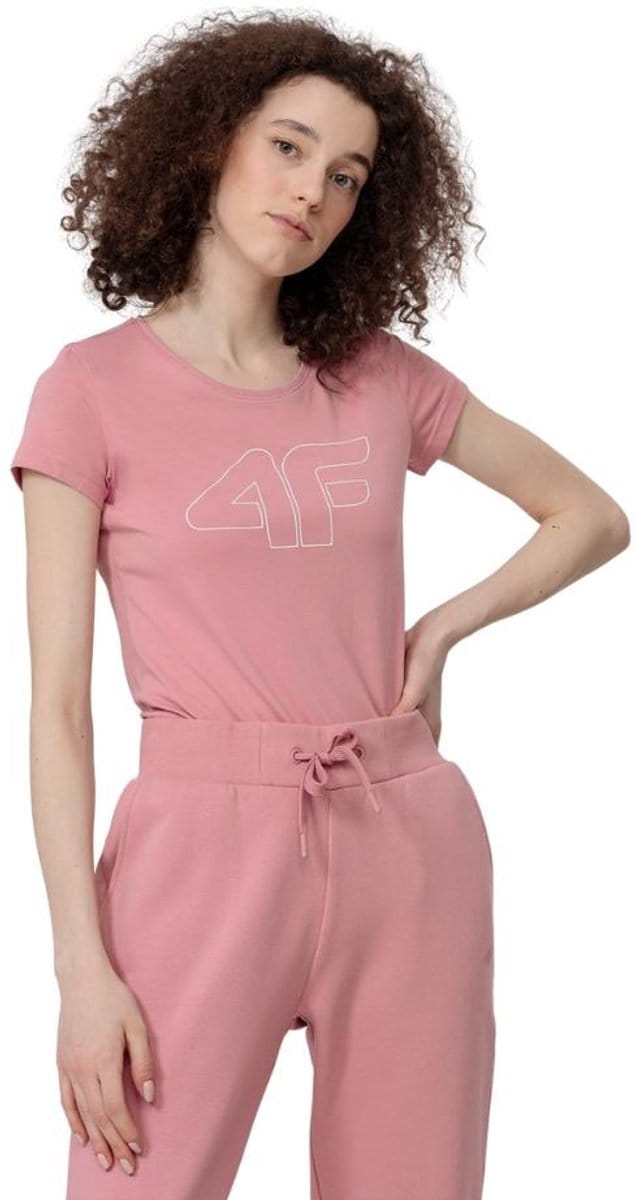 4F T-shirt Dames Roze - Maat S