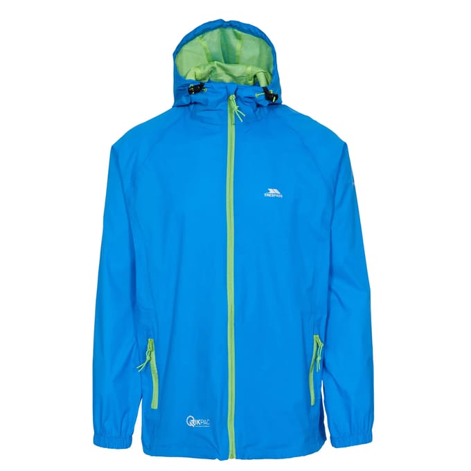 Trespass Adults Unisex Qikpac Packaway Waterproof Jacket (Cobalt)