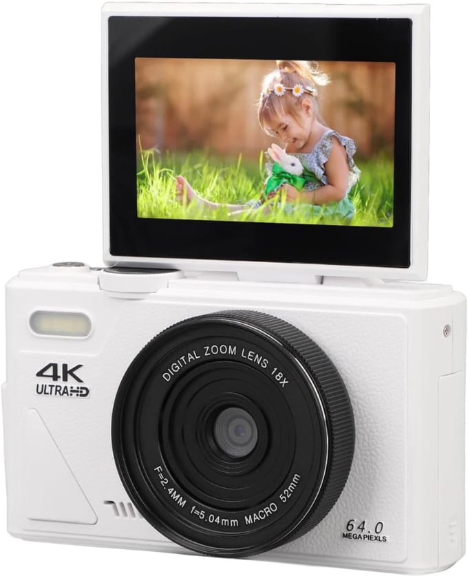Thuys – Vlog Camera Voor Beginners – Videocamera – Handycam – 4K Kwaliteit