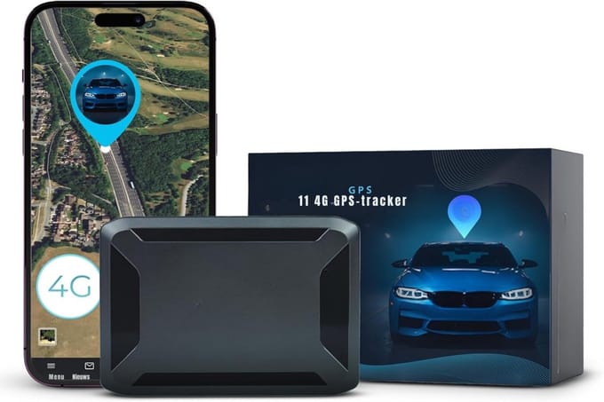 REN® GPS Tracker auto - GPS Tracker - GPS Trackers - Zwart - 11cm x 8cm x 3cm