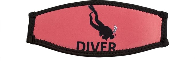 Maskstrap neopreen slide diver roze