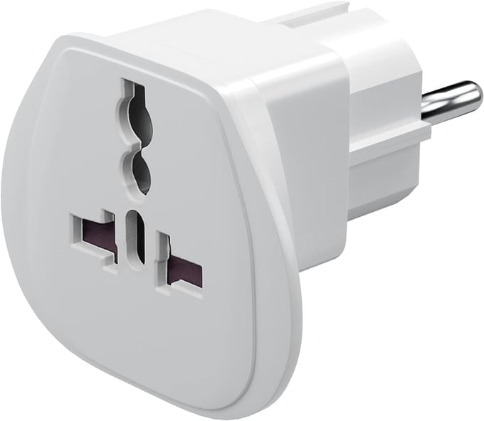 Pro Reisadapter Aan CEE7/7 - Wit