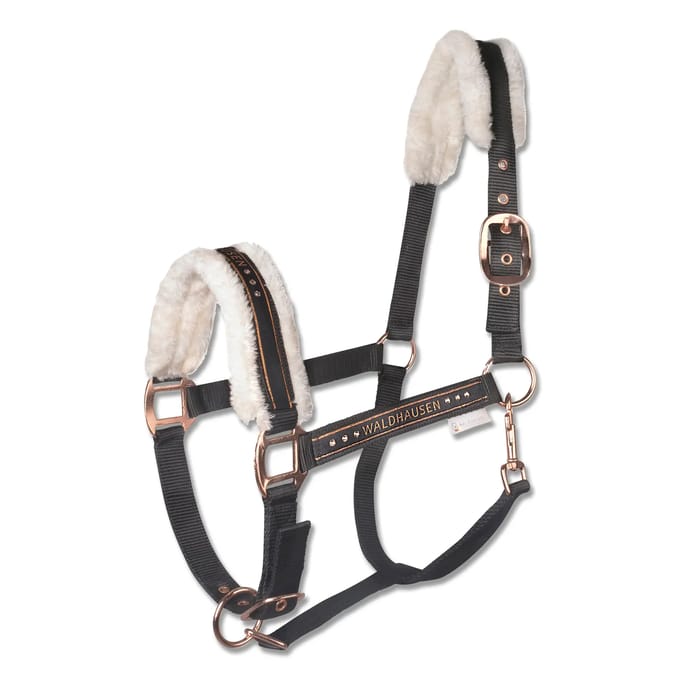 Paardenhalster met bont Waldhausen Elegant