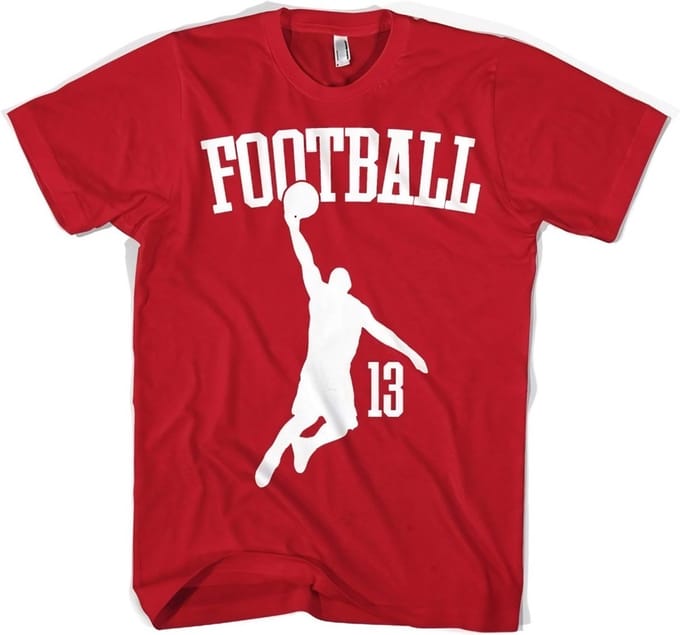 Hybris Footbasket T-shirt rood