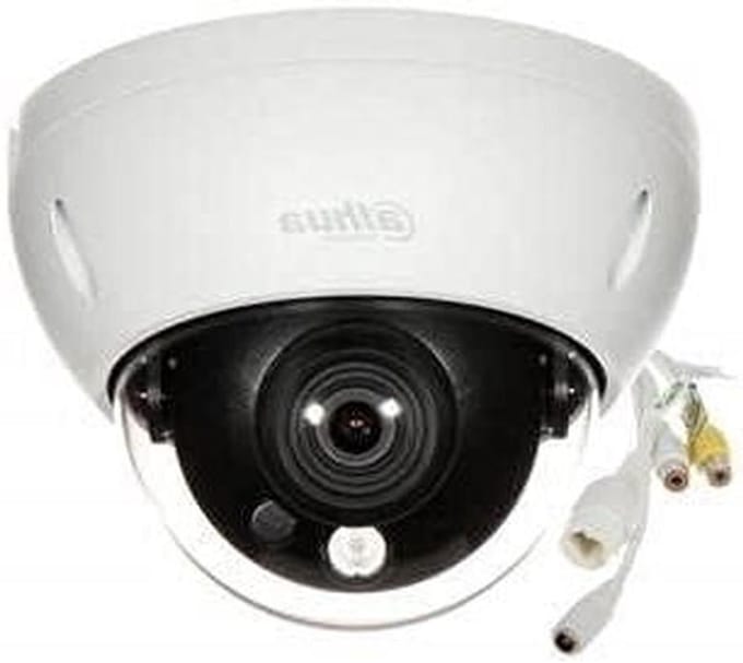 Beveiligingscamera - Dome camera - Huis bewaken - Nachtkleur - 2 MP - Wit