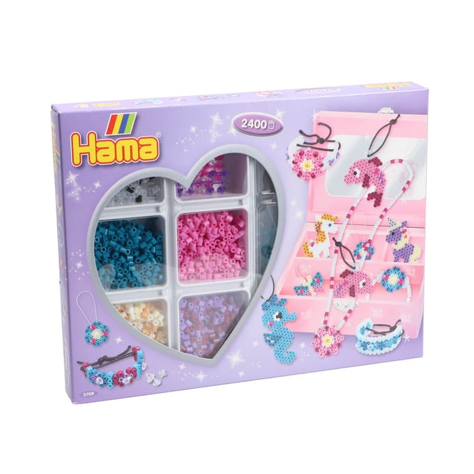 Hama - Sieradenset Strijkkralen Paars – 2400 stuks