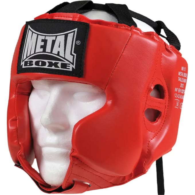 Bokshelm pu Metal Boxe