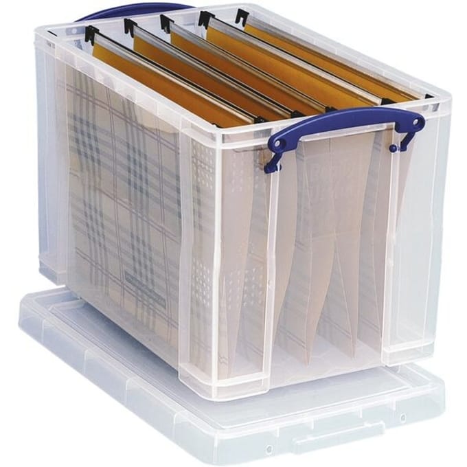 Really useful box – 19L – Transparant – 10 Hangmappen