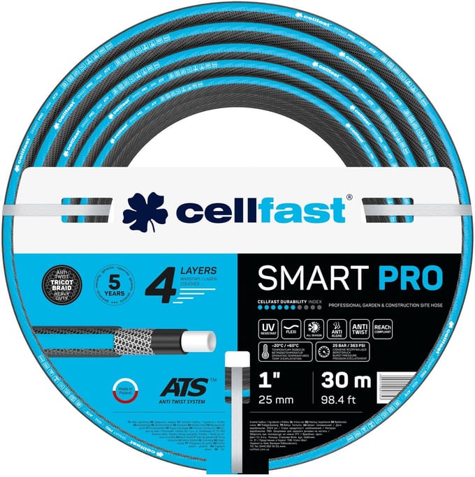 Cell-Fast ATS - Tuinslang - 1'' - 30m - Smart Pro Serie