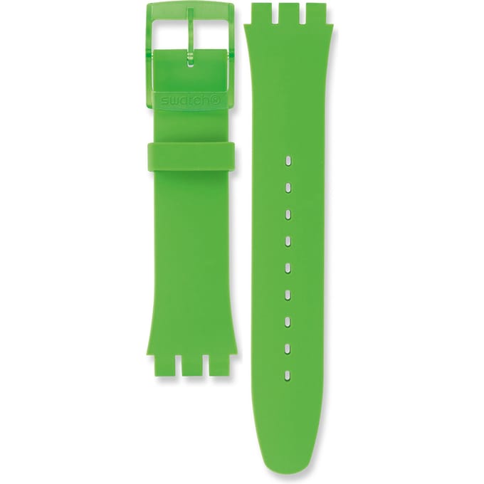 Swatch Plastic - Originals Large (41mm) SUO/SO29/SO32 ASUOG103 SUOG103 Green Lacquered Horlogeband