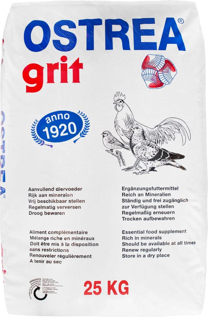 Ostrea Roodsteen Met Kalk - Supplement - 20 kg