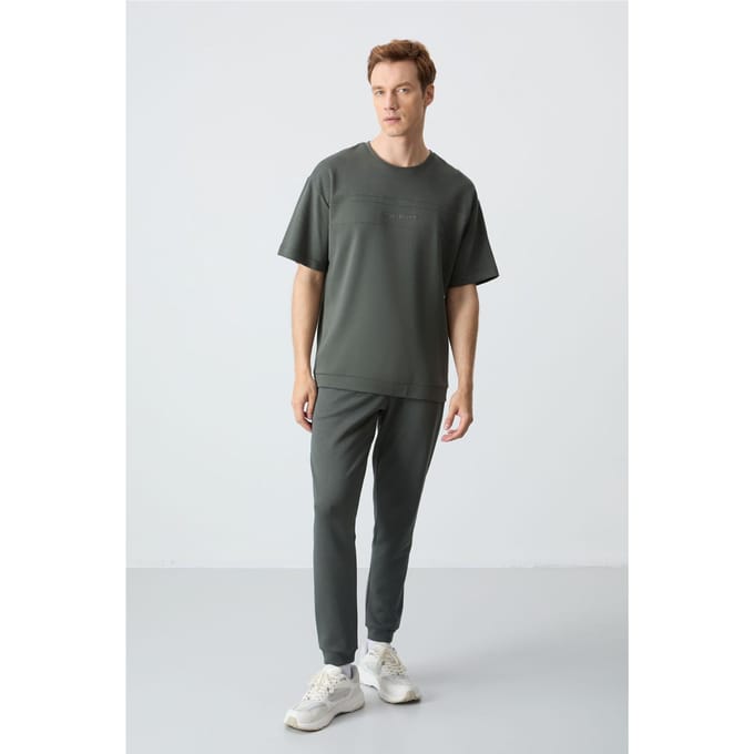 Heren Oversized T-shirt en Broek Set