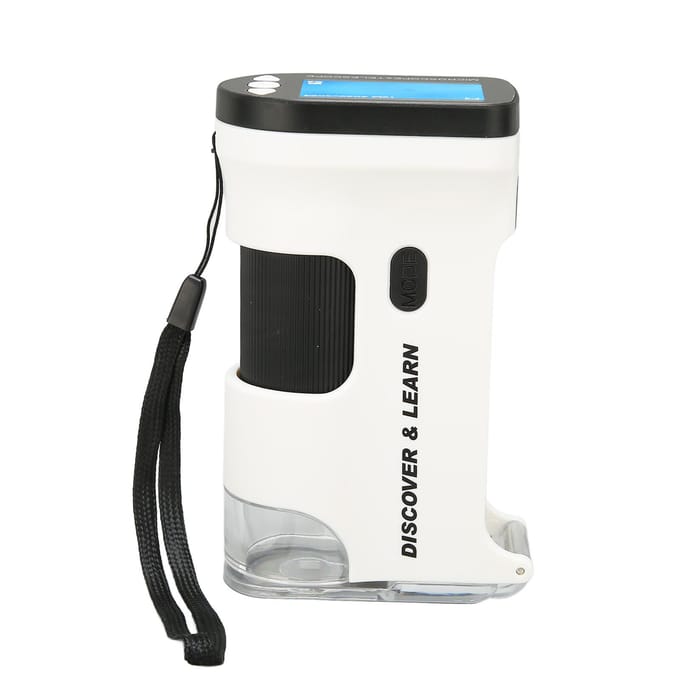 Zakmicroscoop 800X 2in LCD Kleurenscherm 2000mAh Batterij Multifunctionele Draagbare Microscoop voor