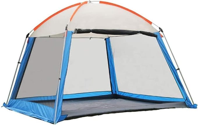 Kampeer Gazebo - Feest Tent - Buiten Feesten - Waterdichte Canopy - 3x3 Meter - Geel