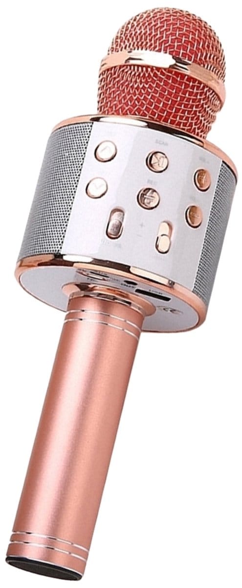 Fivesquare Basic Karaoke Microfoon – Draadloos, 3W Speaker, 1200mAh Accu – Kids & Thuis Karaoke