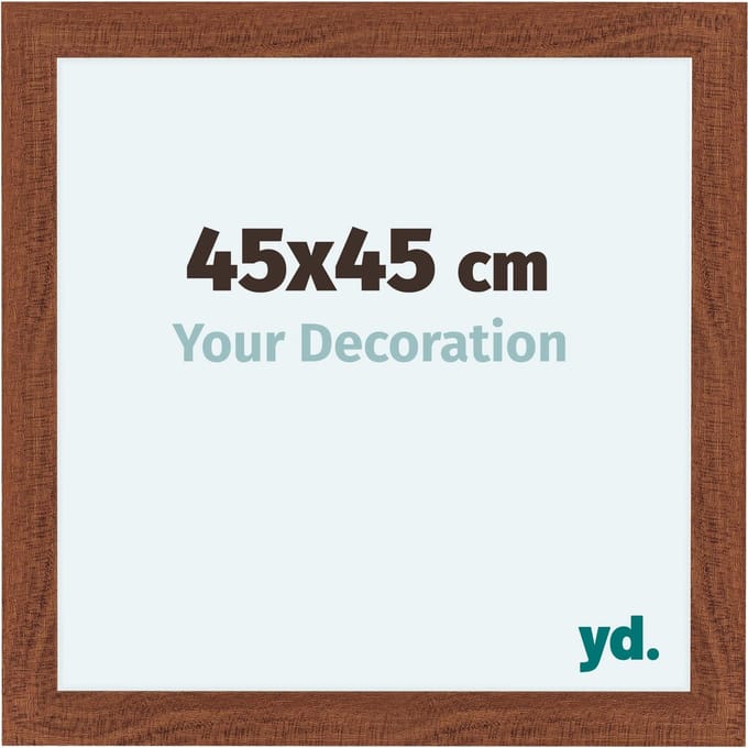 Your Decoration - Fotolijst 45x45 cm - MDF - Walnoot - Como
