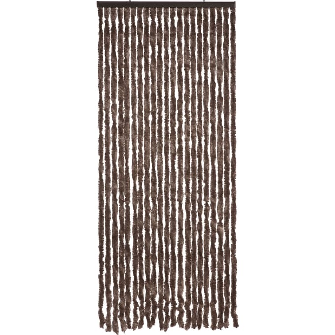 2LIF Martinique Bruin Vliegengordijn deur - 90 x 210 cm