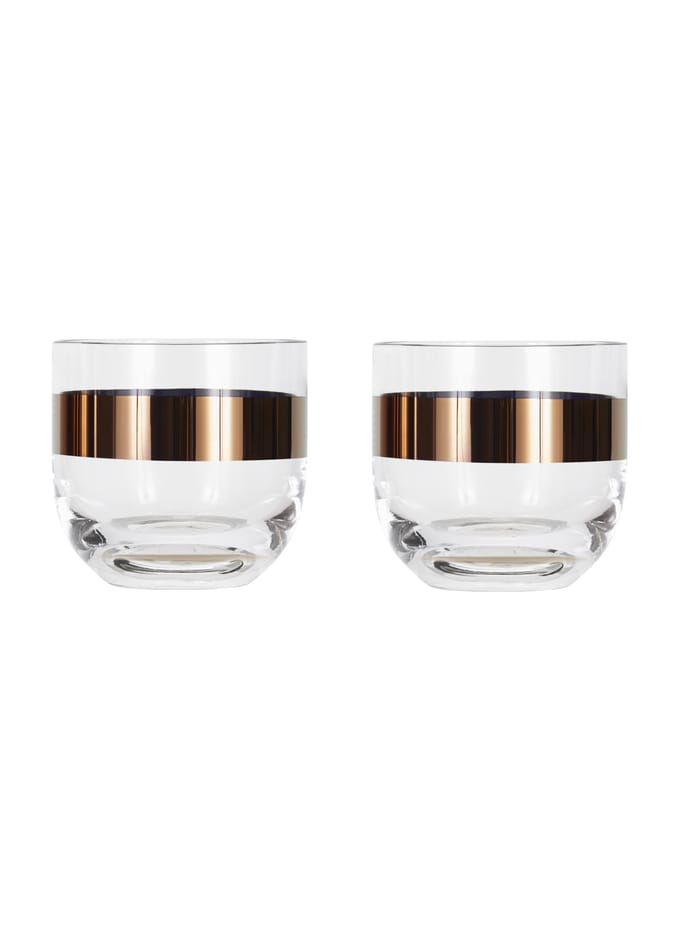 Tom Dixon Tank whiskey glazen set - koper