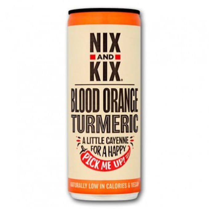 Nix & Kix Blood orange turmeric blik 250 ml