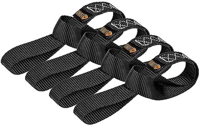 Zachte Spangespen 38mm x 35cm - Sterk Polyester voor Motorfiets, Quad, Boot, Fiets en Aanhanger