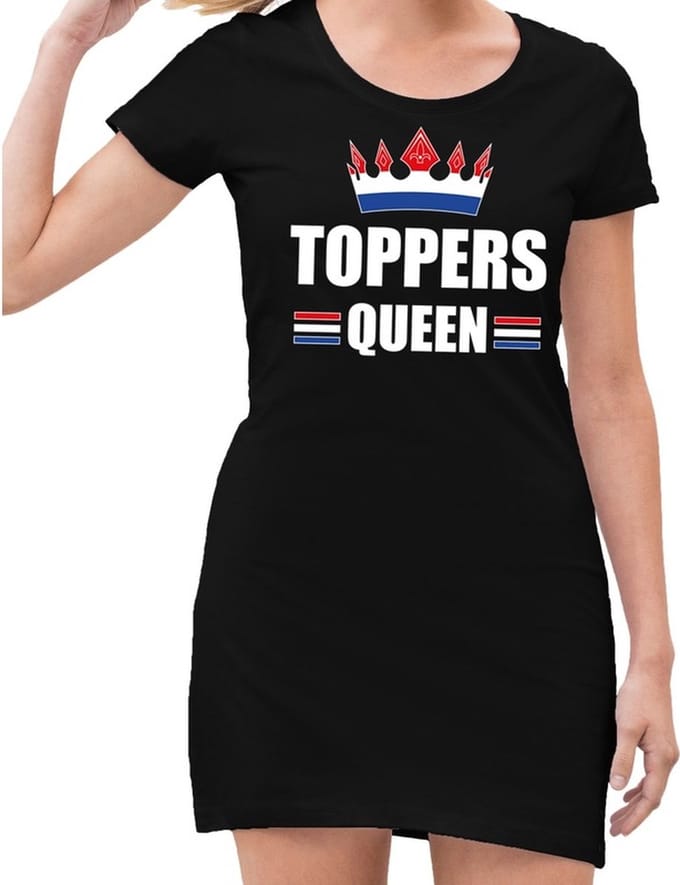 Toppers Queen jurkje zwart voor dames 42