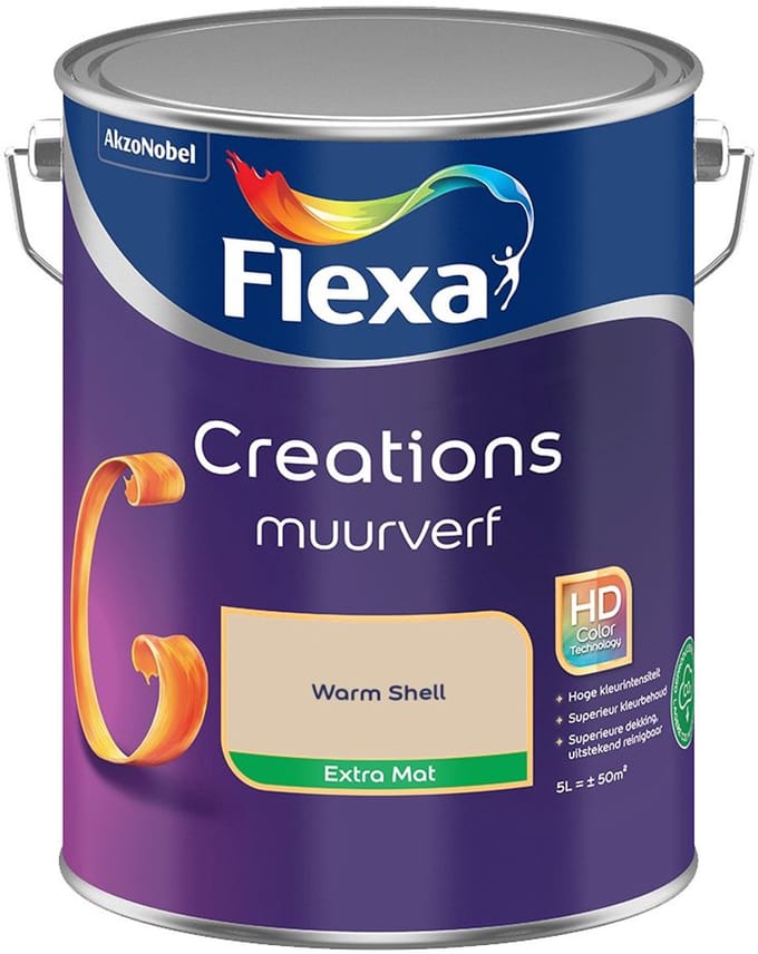 Flexa - Creations Muurverf Extra Mat - Warm Shell - Mengverf - 5 L
