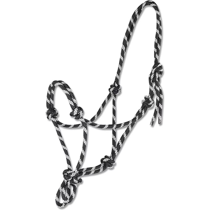 Waldhausen Knoophalster - Zwart/Wit - Paardenhalster - Cob