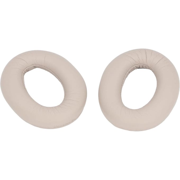 Coussinets d'oreille de remplacement Mousse haute densité Cuir protéiné Coussinets d'oreille Isolation du bruit pour WH-1000XM2 marron clair