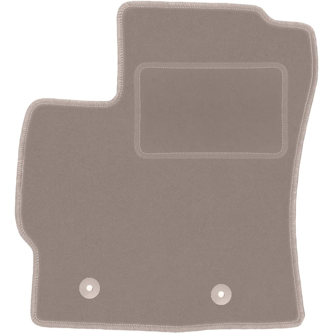 Beige bestuurdersmat voor: Toyota Verso FL minivan (2013-2019)