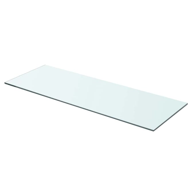 vidaXL - Wandschap - transparant - 70x25 - cm - glas
