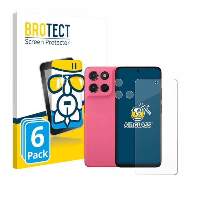 Screenprotector 6 Stuks voor Motorola Moto G57 Power (Voor+Camera) Beschermglas transparant