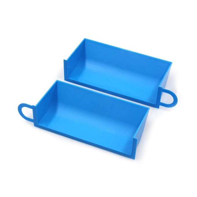 Luchtinlaatscheppen, 2 stuks Dynamische koudeluchtinlaatsystemen Vervanging voor BMW E90 E91 E92 E93 (Blauw) blauw