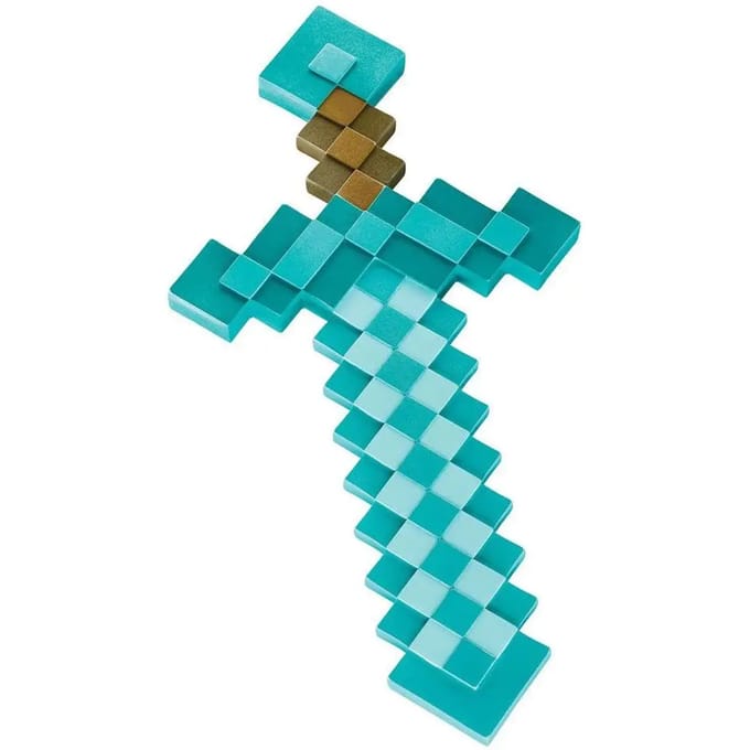 Decoratief object plastic replica diamant Disguise Minecraft Sword