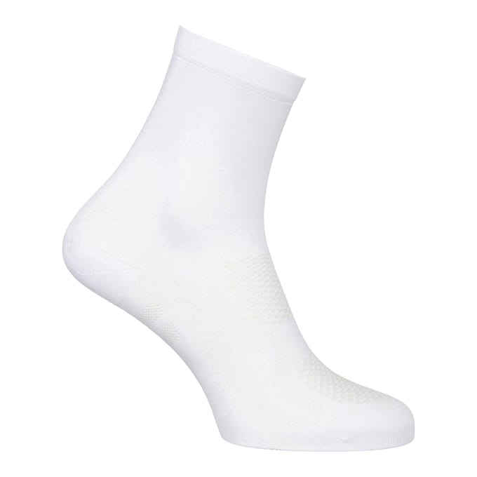 AGU Essential - Fietssokken - 2-Pack - 19 cm hoog - Ademend en sneldrogend - Comfortabel voetbed - Unisex - Wit - L/XL