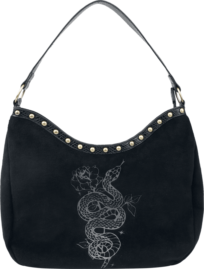 Killstar - Gothic Handtas - Withered Garden - Serpent & Thorn - voor Vrouwen - zwart