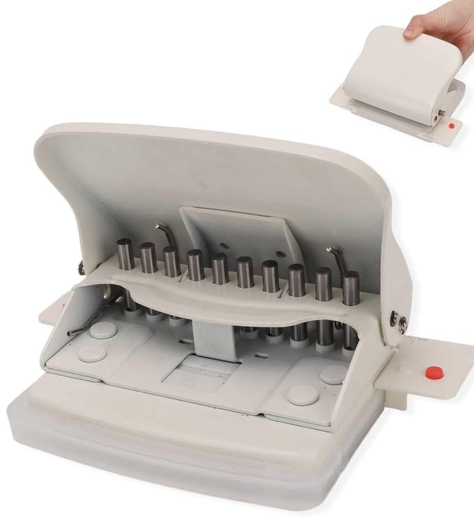 Envelopperforator voor 10 Gaten - Creatieve Papierperforator voor Boekbinding en Scrapbooking