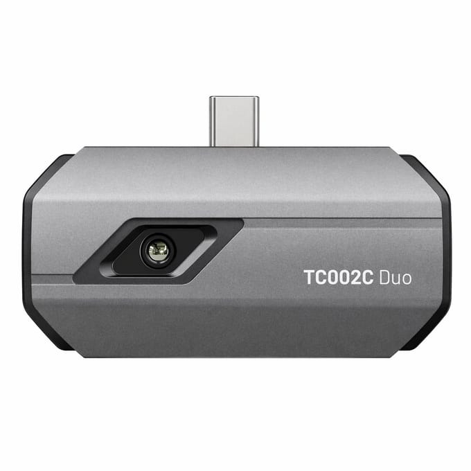Allero Warmtebeeldcamera - Warmtecamera - Thermische camera - 256*192 Resolutie - 20~550℃ Warmte zicht - Geschikt IOS & Android