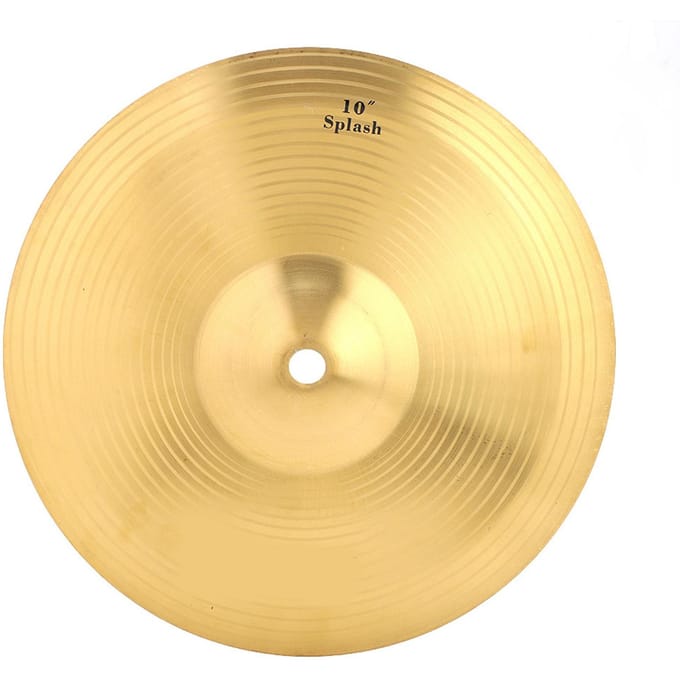Cymbale Splash IRIN en laiton durable de 25 cm, accessoire pour batterie beige