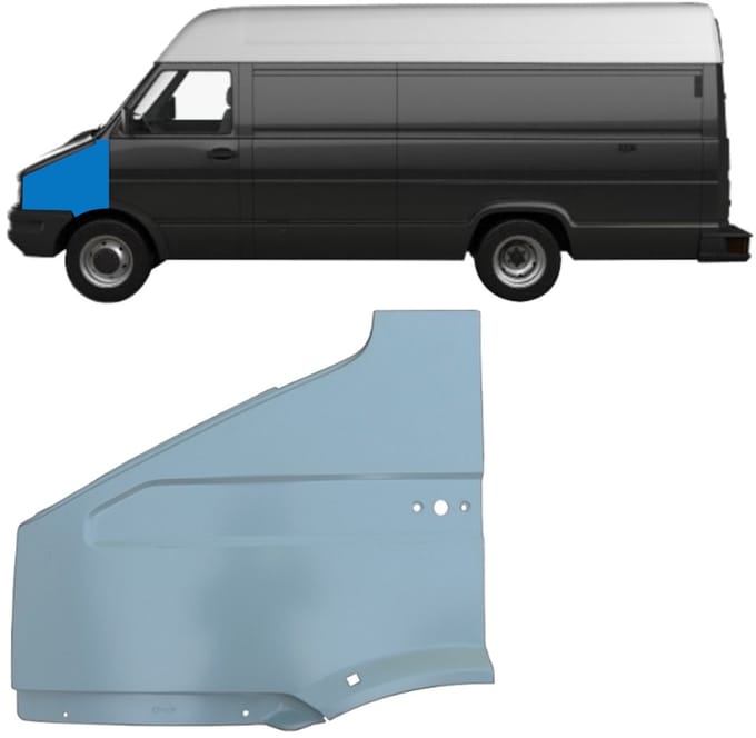 Voorste spatbord voor Iveco Daily 1990-1999 / Links