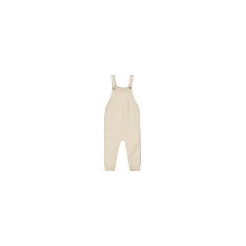 Prénatal newborn unisex tuinbroek Pure - Meisjes en Jongens - Dark Ecru Melange - Maat 68