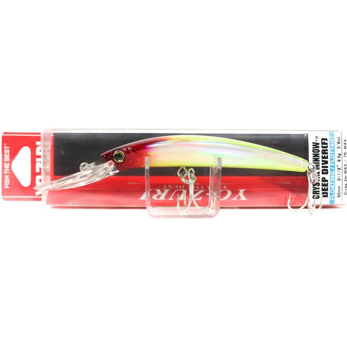 Yo Zuri Crystal Minnow DD 90 mm drijvend kunstaas R1134-HCR (2325) black